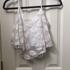Lacy crop top